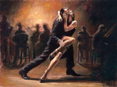 Fabian Perez Tango Painting